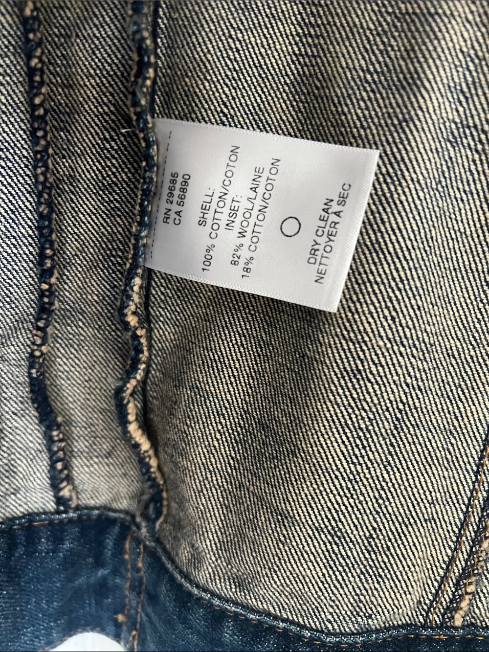 Pendleton Buffalo Edition Denim Trucker Jacket Men’s XS NWOT Bison Wool - Picture 5 of 6